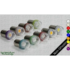 SGT Pinball LED Bulbs 6.3V #44/#47 Non-Ghosting Clear Dome SMD (Pack of 10) *CHOOSE COLOUR*