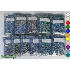 SGT Pinball LED Bulbs 6.3V #44/#47 Frosted Dome SMD (Pack of 100) *Choose Colour*
