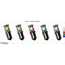 SGT Pinball LED Bulb 13V BA9S High Top SMD *Choose Colour*