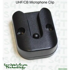 UHF/CB Microphone Holder Clip - Plastic Suits Uniden and Some Others