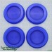 Leg Leveler Rubber Castor Feet Cups (Set of 4) *Choose Colour*