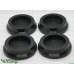 Leg Leveler Rubber Castor Feet Cups (Set of 4) *Choose Colour*