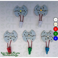 SGT Pinball LED Pop Bumper Disc 6.3V T10 #555 11xSMD *CHOOSE COLOUR*