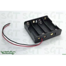 Battery Holder 4xAA with Wire Leads