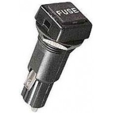 Panel Mount Fuse Holder with Clip Off Cap MGC/TDL 6.3A