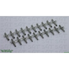 Molex Crimp Terminals 0.93" 18-22AWG Male & Female (Pack of 10 Pairs)