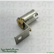 Bayonet Light Socket for BA9S #44 Globes and LEDs (Laydown Mount) Two Terminals