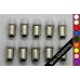 SGT Pinball LED Bulbs 6.3V #44/#47 Non-Ghosting Frosted Dome SMD (Pack of 10) *Choose Colour*