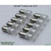 SGT Pinball LED Bulbs 6.3V #44/#47 Fluted Lens Twin SMD (Pack of 10) *CHOOSE COLOUR*