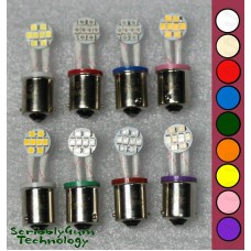 SGT Pinball LED Bulb 13V #89 "Flasher" Flex Extension (8xSMD3528) *Choose Colour*