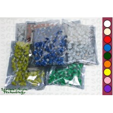 SGT Pinball LED Bulbs 6.3V T10 #555 Clear Dome SMD (Pack of 100) *Choose Colour*