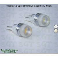 SGT Pinball Stellar LED Bulb 6.3V #555 Super Bright Diffused SMD (Single) *CHOOSE COLOUR*