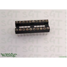 IC Socket 20 Pin DIL Machined Pins