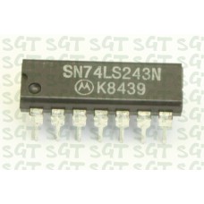 IC 74LS243 DIP-14 IC Quadruple Bus Transceiver