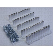 Arcade PCB Feet with Both Sets of Screws (Pack of 50)
