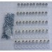 Arcade PCB Feet with Both Sets of Screws (Pack of 50)