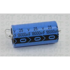 Electrolytic Capacitor Axial 25V 18000uf 85°C