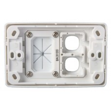 Wall Plate Double With Cable Management